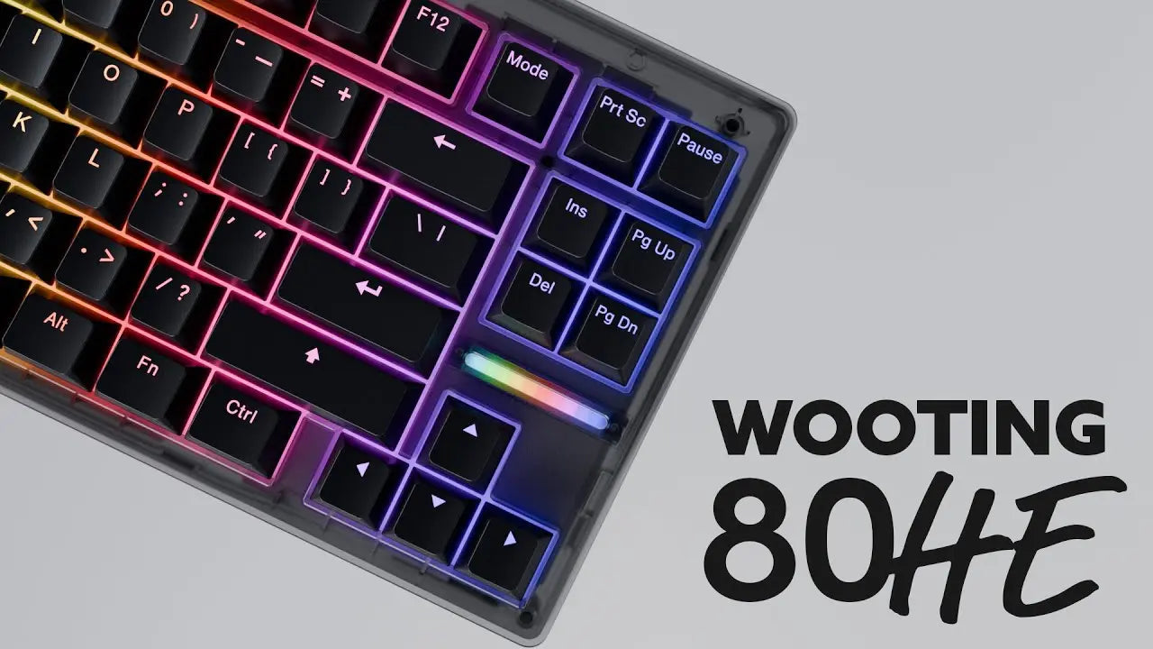 What keycaps does the Wooting 80HE use? - Finalkey