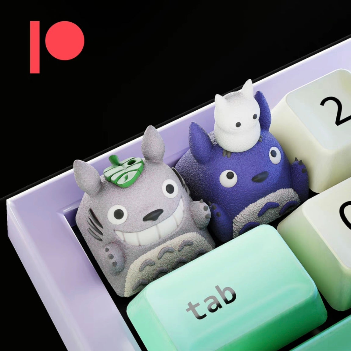 My Neighbor Totoro Artisan Keycaps – Finalkey