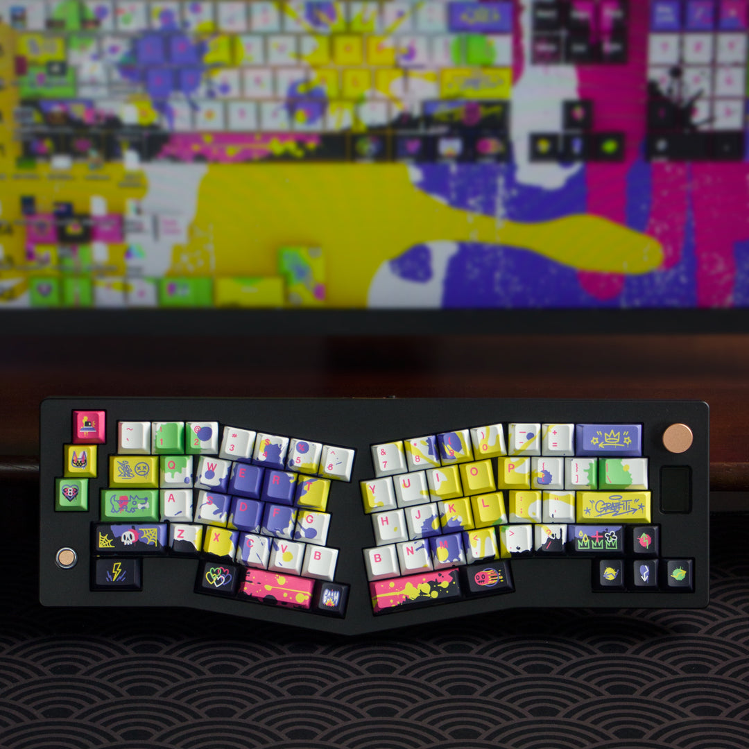 CIDOO ABM066 Alice Keyboard 'Graffiti'