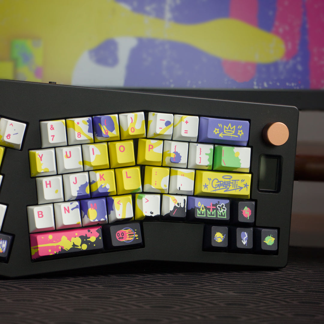 CIDOO ABM066 Alice Keyboard 'Graffiti'