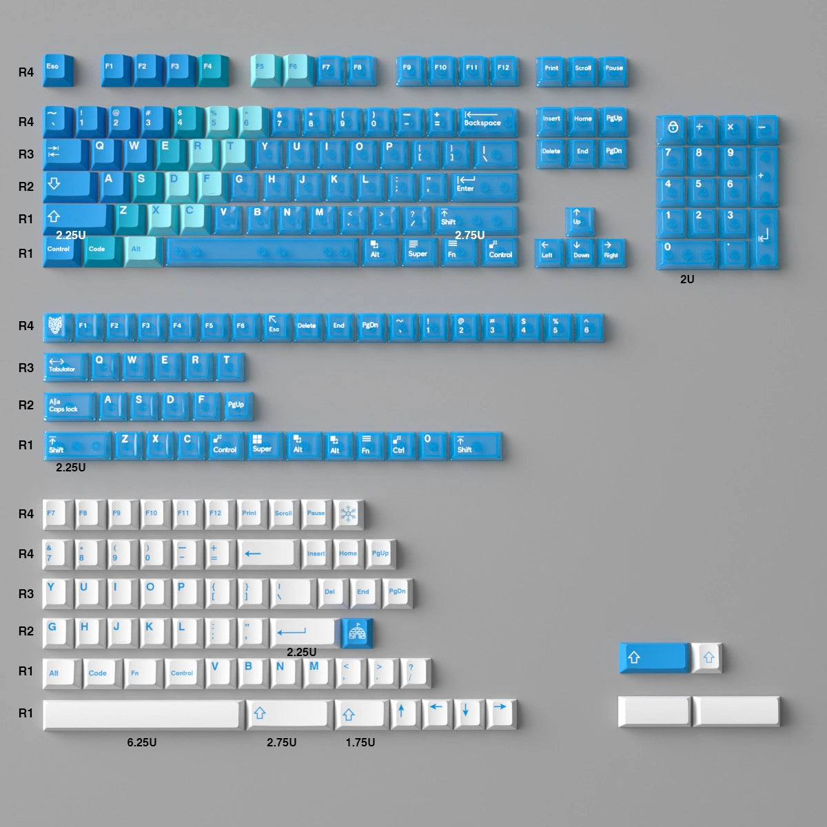 Snow Mountain Keycaps Set – Finalkey