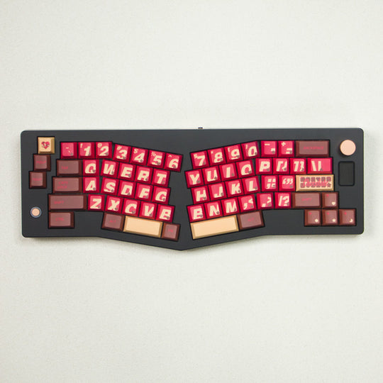 CIDOO ABM066 Alice Keyboard 'Liquor Chocolate' Big Font