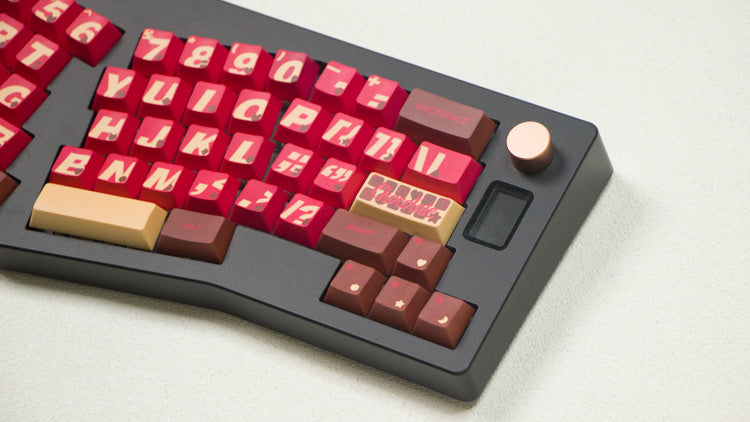CIDOO ABM066 Alice Keyboard 'Liquor Chocolate' Big Font