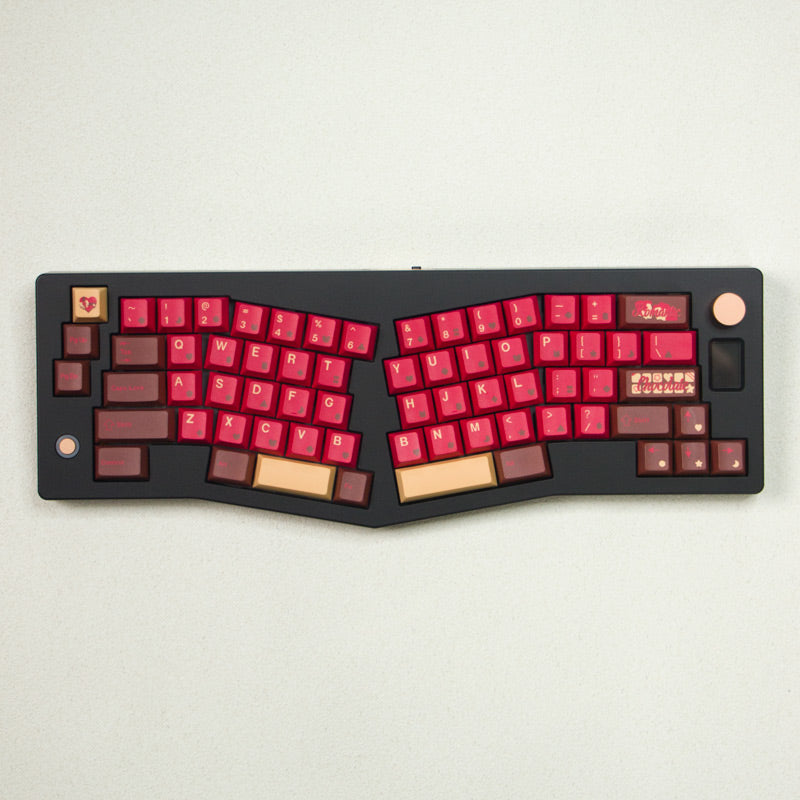 CIDOO ABM066 Alice Keyboard 'Liquor Chocolate' Standard Font