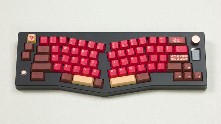CIDOO ABM066 Alice Keyboard 'Liquor Chocolate' Standard Font