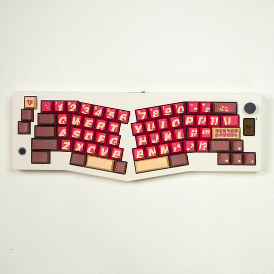 CIDOO ABM066 Alice Keyboard 'Liquor Chocolate' Big Font
