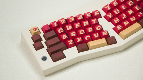 CIDOO ABM066 Alice Keyboard 'Liquor Chocolate' Big Font