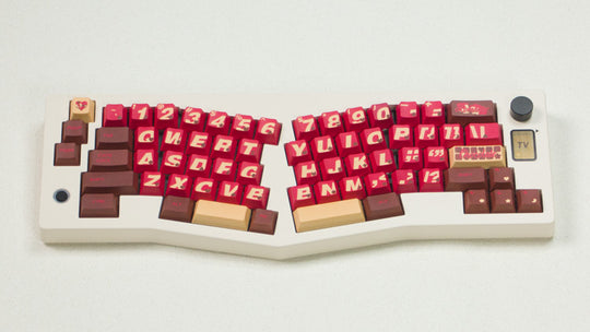 CIDOO ABM066 Alice Keyboard 'Liquor Chocolate' Big Font