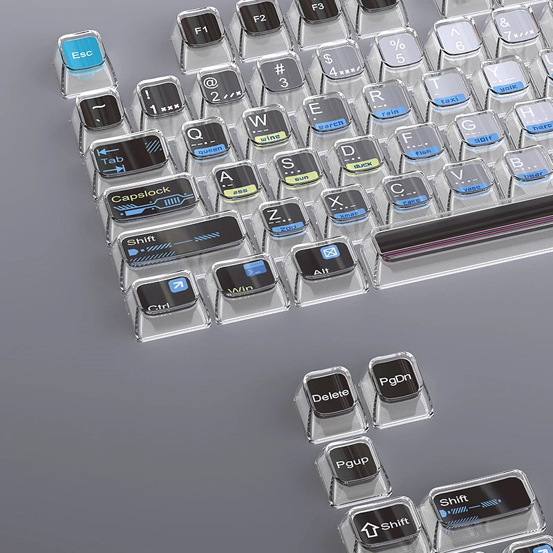 Galaxy Grey Shadow Keycaps Set