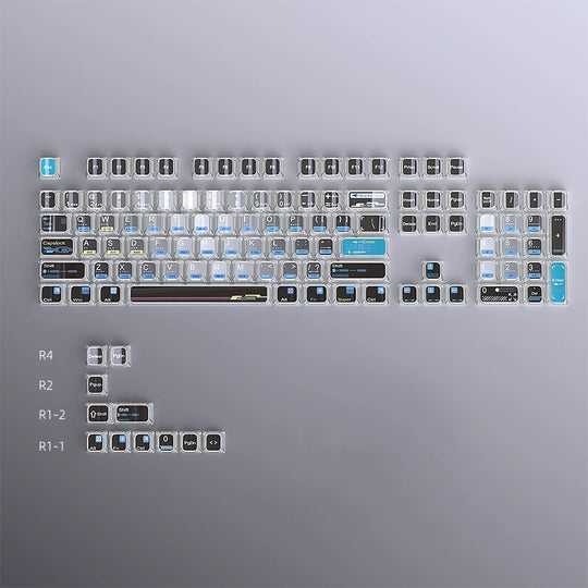 Galaxy Grey Shadow Keycaps Set