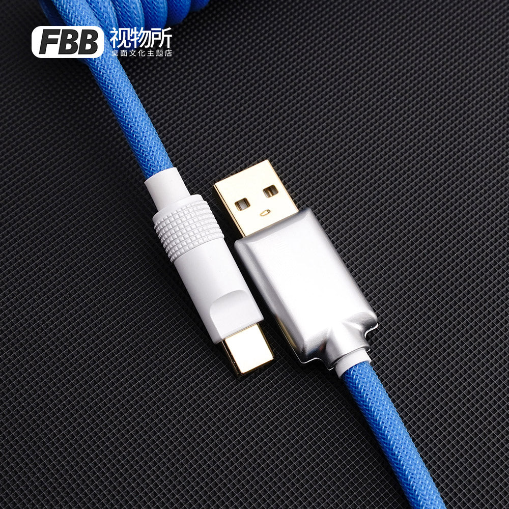 FBB Custom Coiled Aviator USB Cable 'GMK Masterpiece'