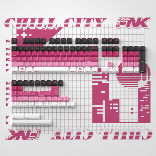 Finalkey Chill City Keycaps Set