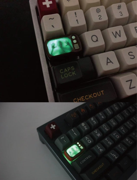 Horror Television  Artisan Keycaps