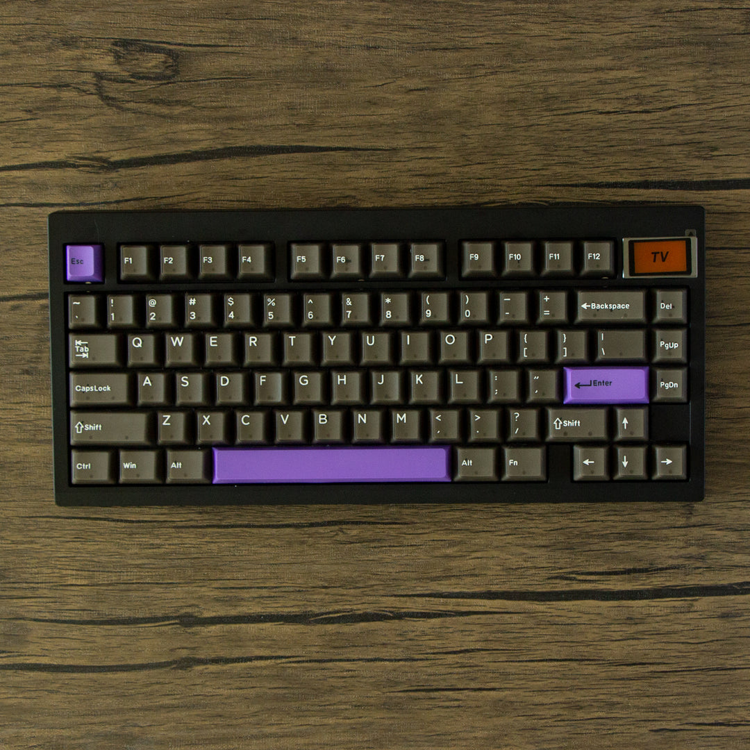 GMK81 Keyboard Black Purple