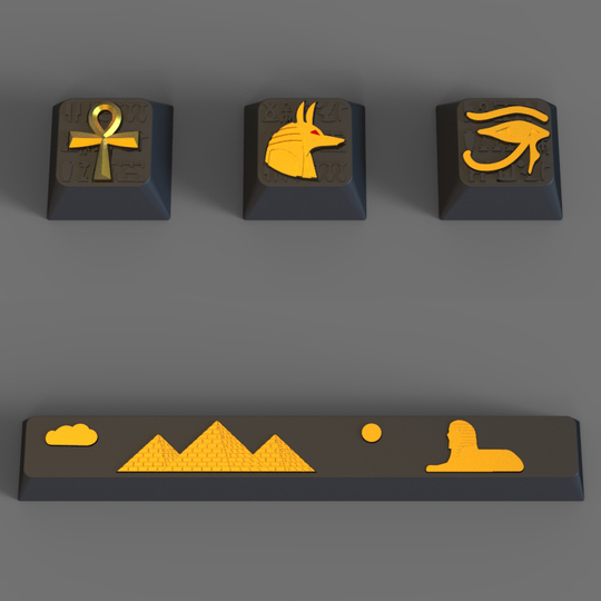 Finalkey Egypt Artisan Keycaps