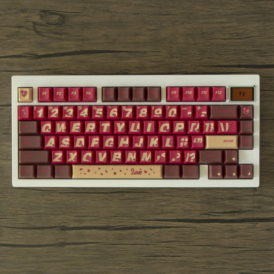 GMK81 Keyboard Liquor Chocolate