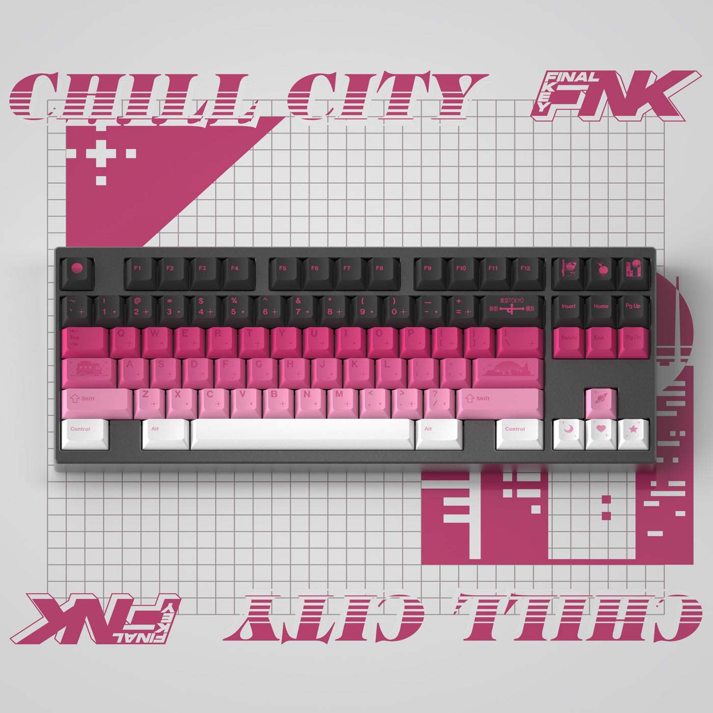 Finalkey Chill City Keycaps Set