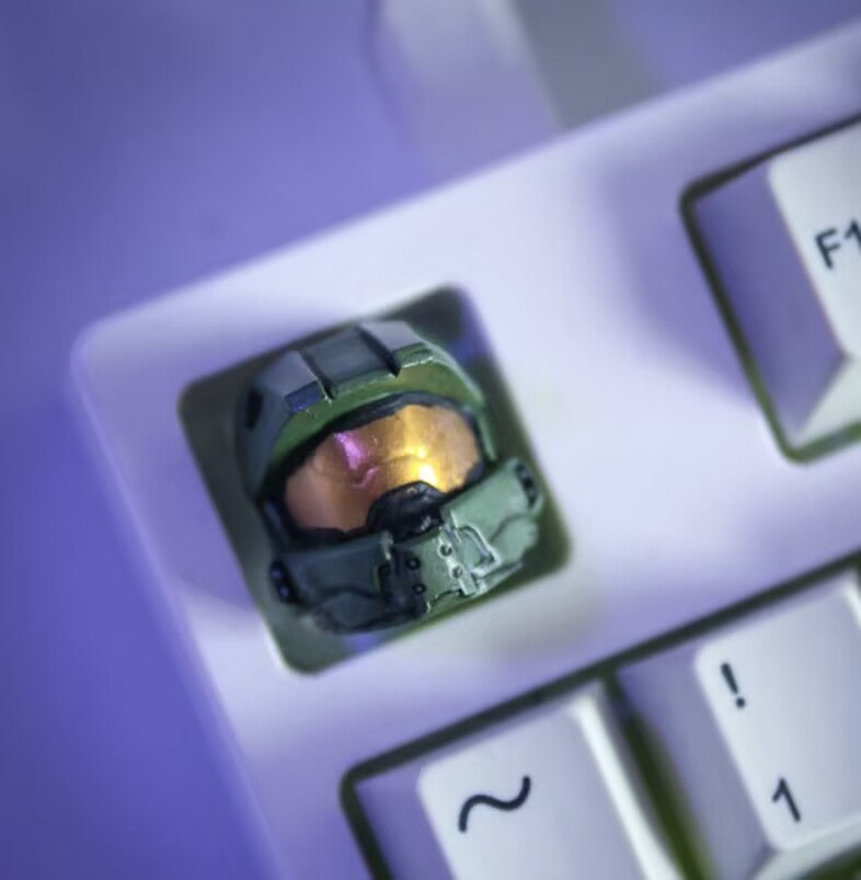 The Master Chief 'Halo' Artisan Keycaps