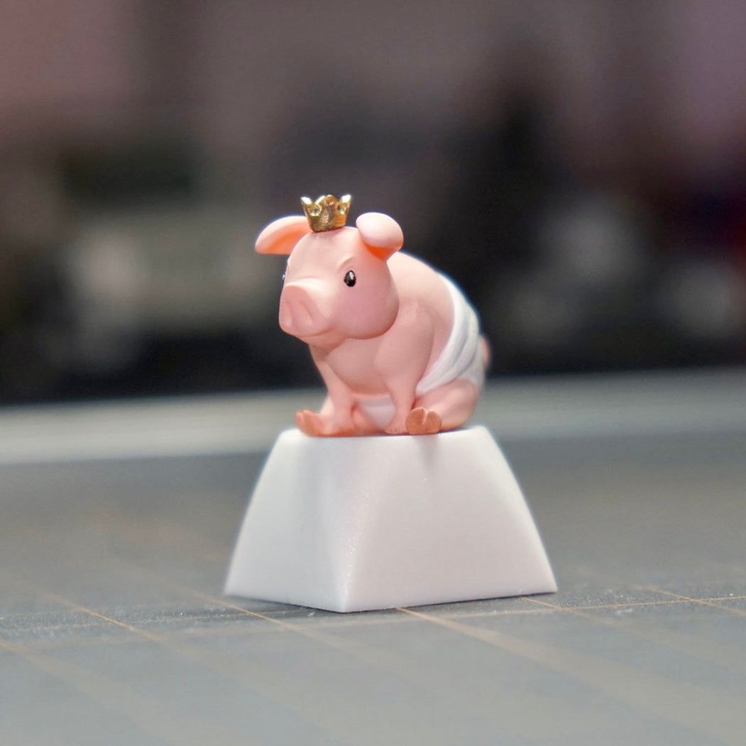 Monster Hunter 'Pig' Artisan Keycaps