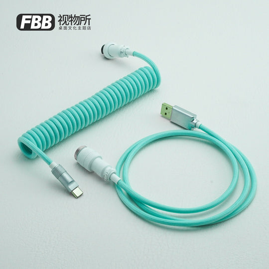 FBB Custom Coiled Aviator USB Cable 'Finer Things'