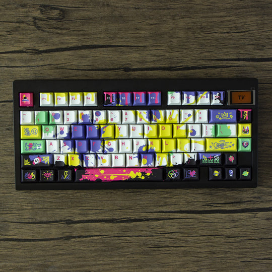 GMK81 Keyboard Graffiti Black