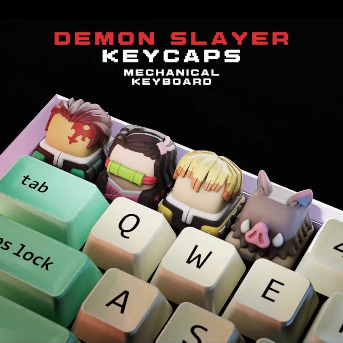 Demon Slayer Artisan Keycaps