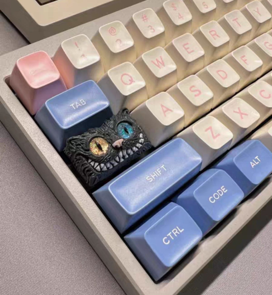 The Cheshire Cat Artisan Keycaps