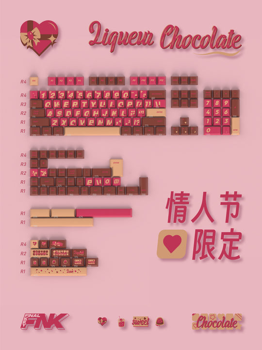 Finalkey 'Liquor Chocolate' Keycaps Set