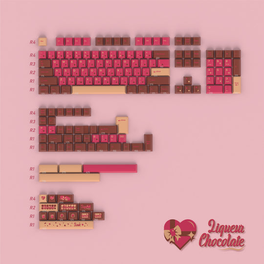 Finalkey 'Liquor Chocolate' Keycaps Set