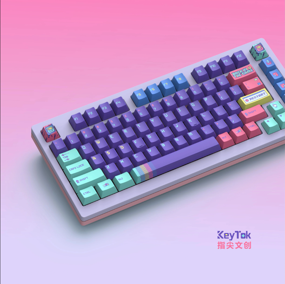 Keytok 'Back In The Game' Keycaps Set