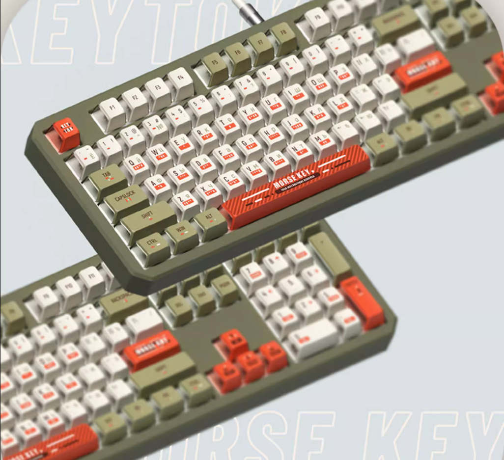 Keytok 'Morse Key' Keycaps Set