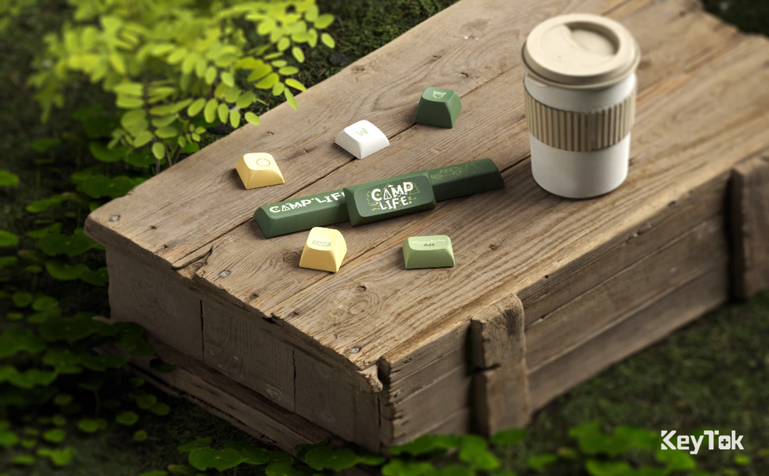 Keytok 'Camp Life' Keycaps Set