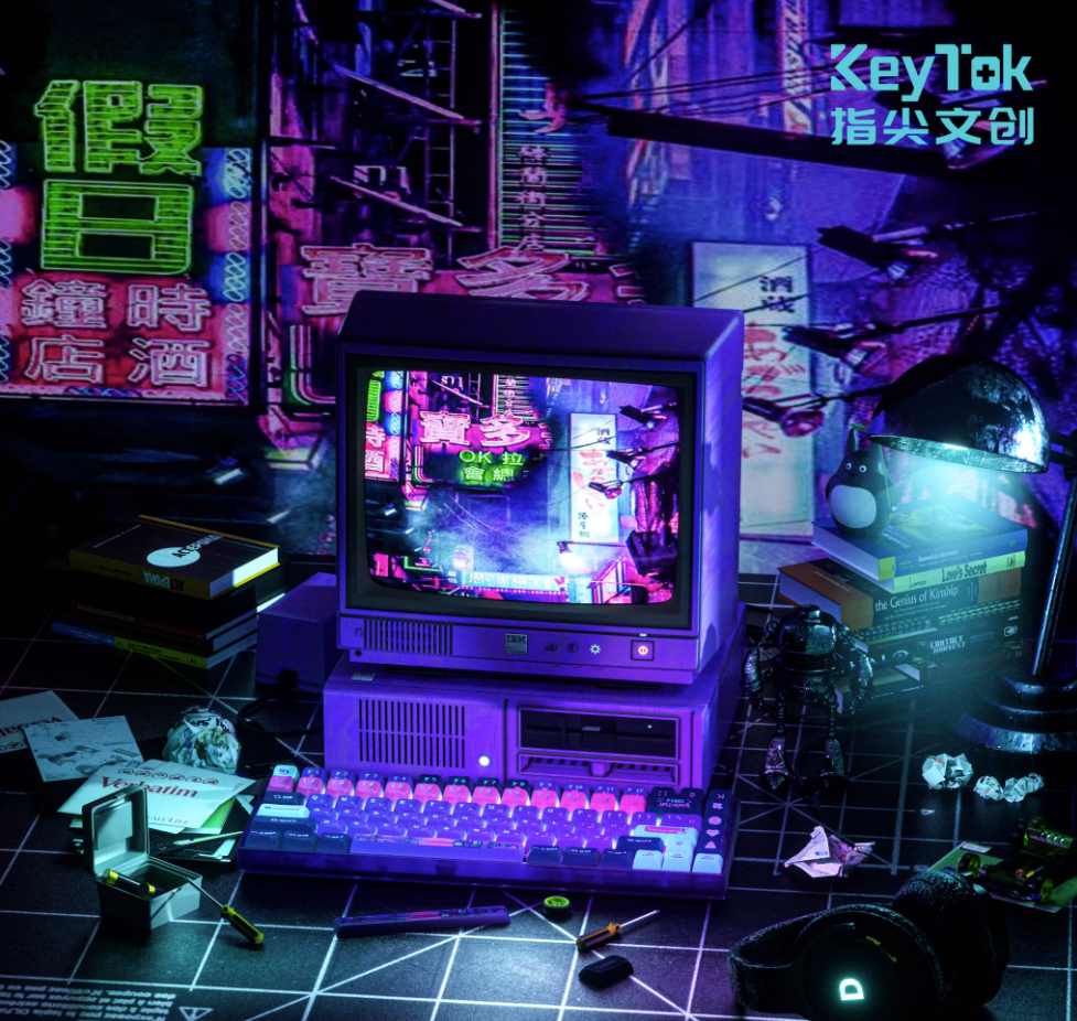 Keytok 'Pixel Universe' Keycaps Set KDA Profile