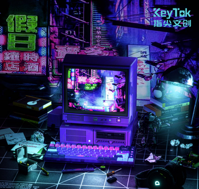 Keytok 'Pixel Universe' Keycaps Set KDA Profile