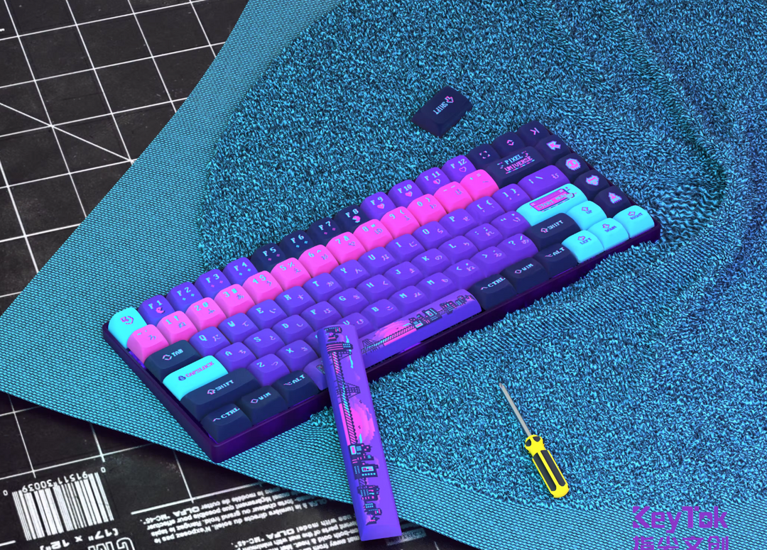 Keytok 'Pixel Universe' Keycaps Set KDA Profile