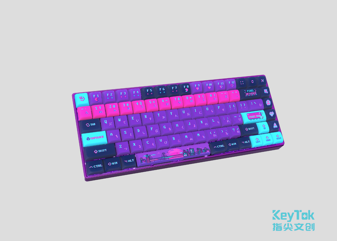 Keytok 'Pixel Universe' Keycaps Set KDA Profile