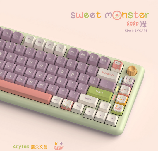 Keytok 'Sweet Monster' Keycaps Set