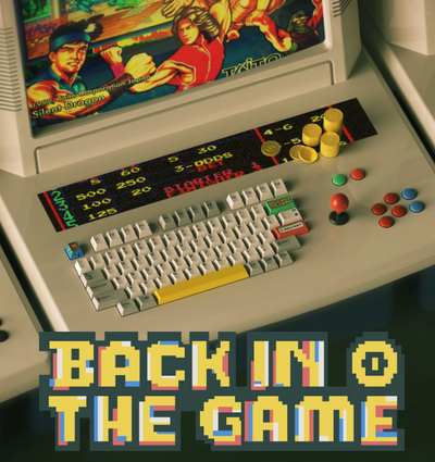 Keytok 'Back In The Game' Retro Keycaps Set