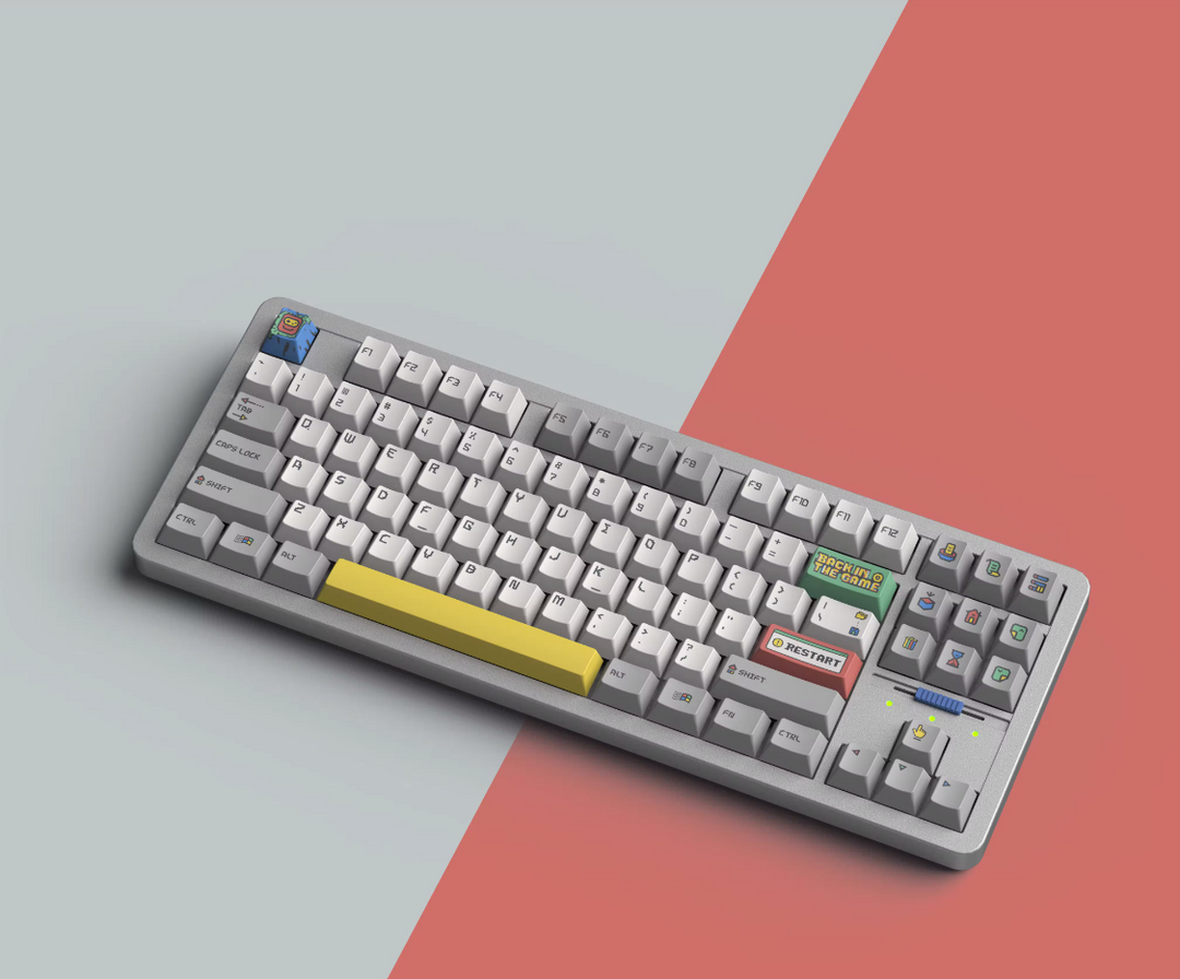 Keytok 'Back In The Game' Retro Keycaps Set