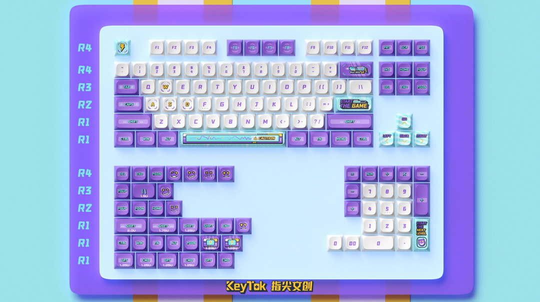 Keytok 'Arcade-IA' Keycaps Set