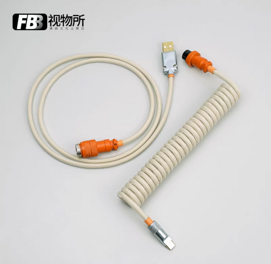 FBB Custom Coiled Aviator USB Cable ‘Fusion’