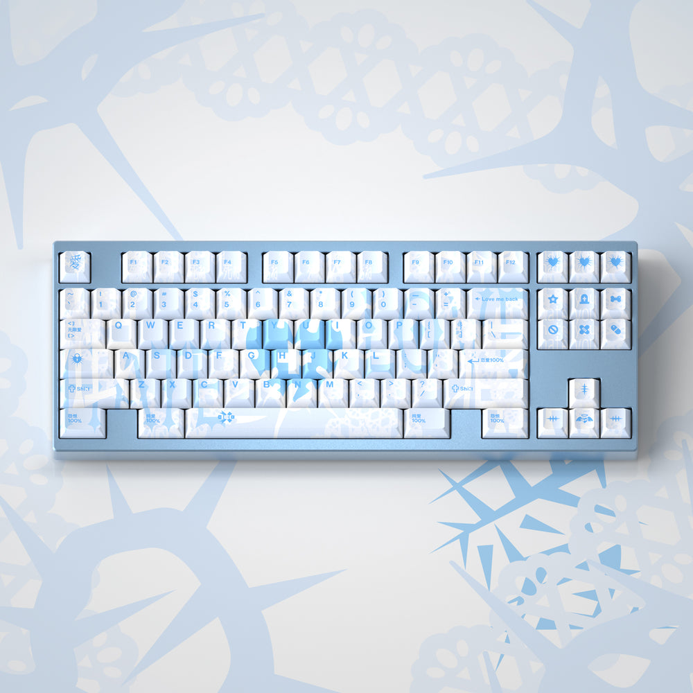 Finalkey Aqua Love Keycaps Set