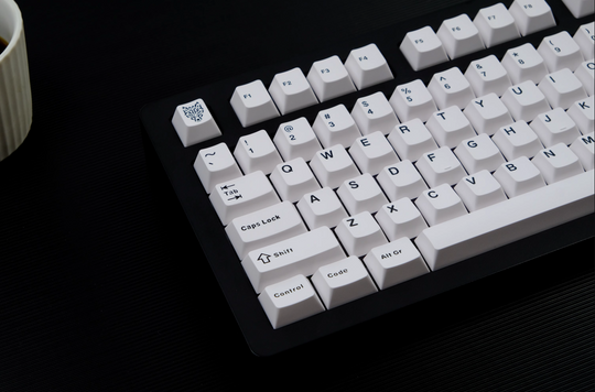 BOW Black Over White Keycaps Set