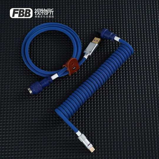 FBB Custom Coiled Aviator USB Cable 'Striker'