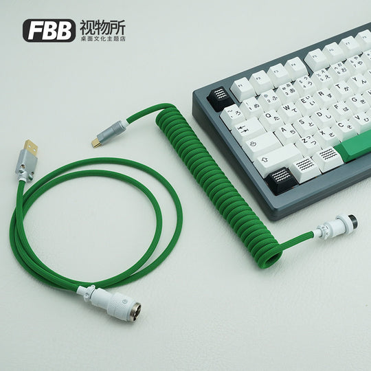 FBB Custom Coiled Aviator USB Cable 'Shan Shui'