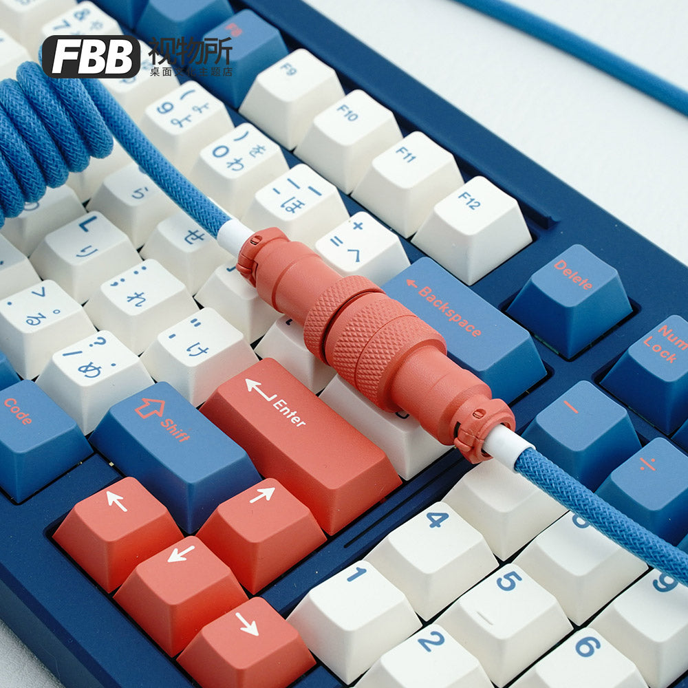 FBB Custom Coiled Aviator USB Cable 'GMK Bento'