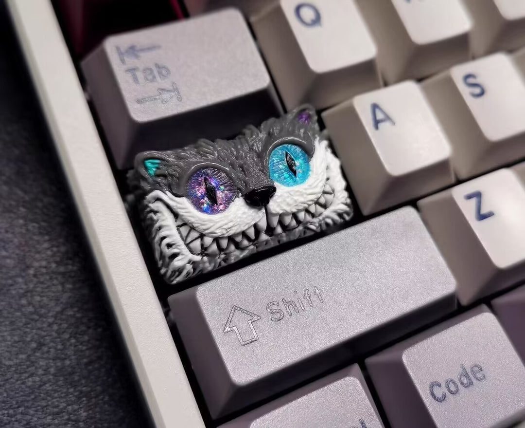 The Cheshire Cat Artisan Keycaps