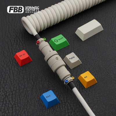 FBB Custom Coiled Aviator USB Cable 'MW Retro Light'