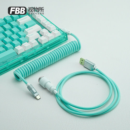 FBB Custom Coiled Aviator USB Cable 'Finer Things'