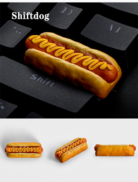 Burger and Fries Artisan Keycaps